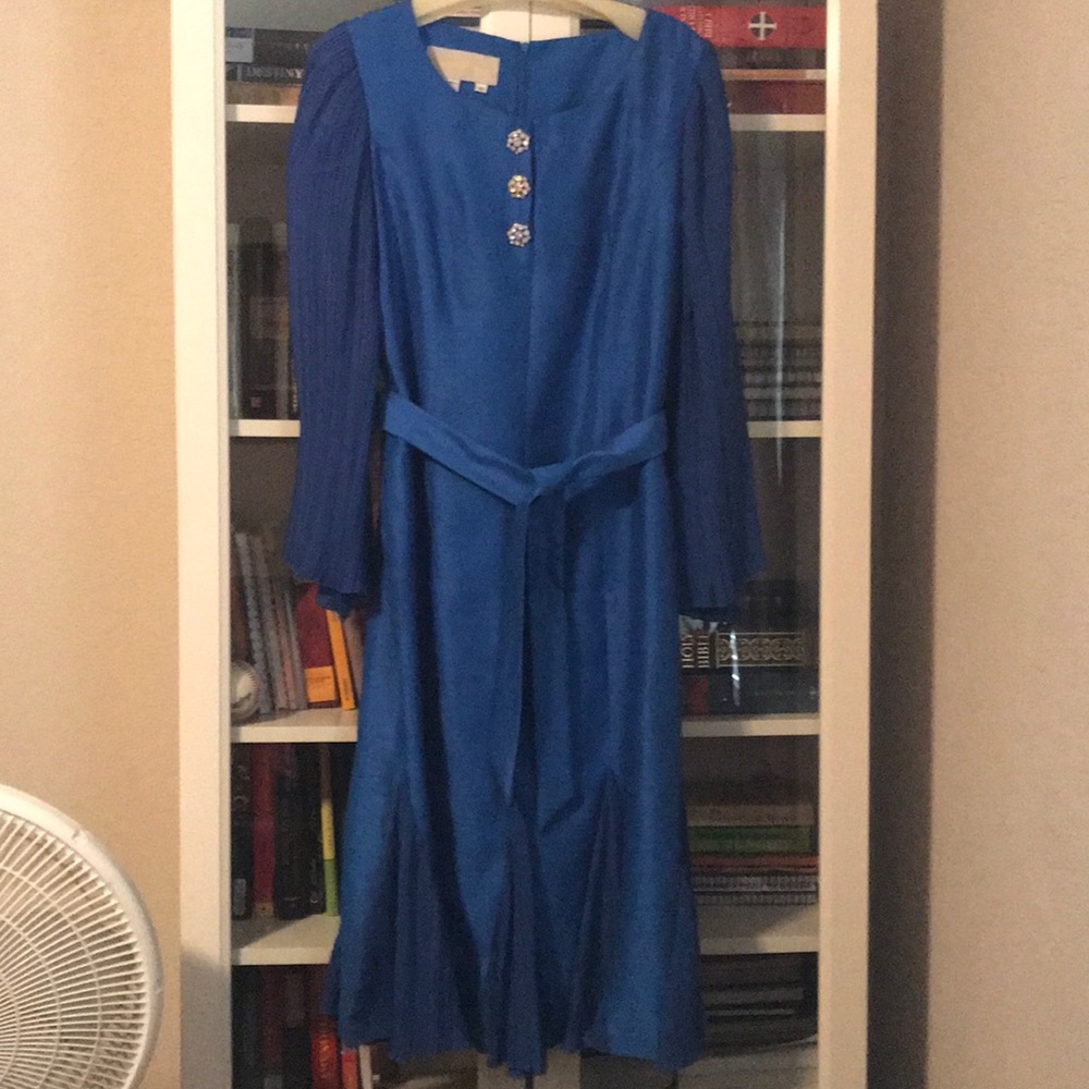 Royal blue dress